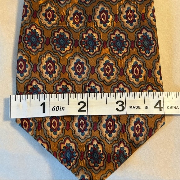 Zianetti Italian Silk Collection Men’s 100% Silk Neck Tie Career Dress Formal - Picture 4 of 5